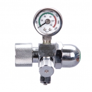 Pressure Reduced CO2 Pressure Regulator - Face-Side