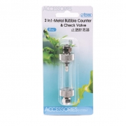 2 in 1-Metal Bubble Counter & Check Valve