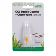 CO2 Bubble Counter + Check Valve