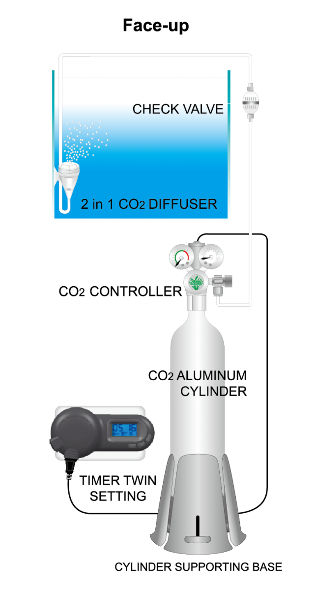 ISTA Twin Gauge CO2 Controller (Face-Up Cylinders) 1