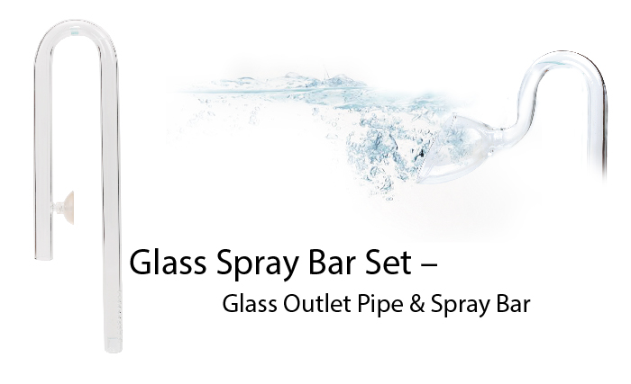 ISTA Glass Inflow and Outflow Lily Pipe Set 16 mm 1