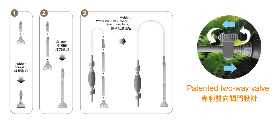 ISTA Multiple Water Vacuum Cleaner- No gravel tank (Box packaging) 1